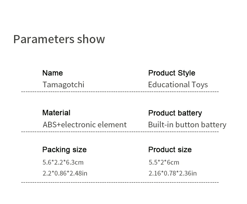 Jeu d’animaux électroniques pour enfants