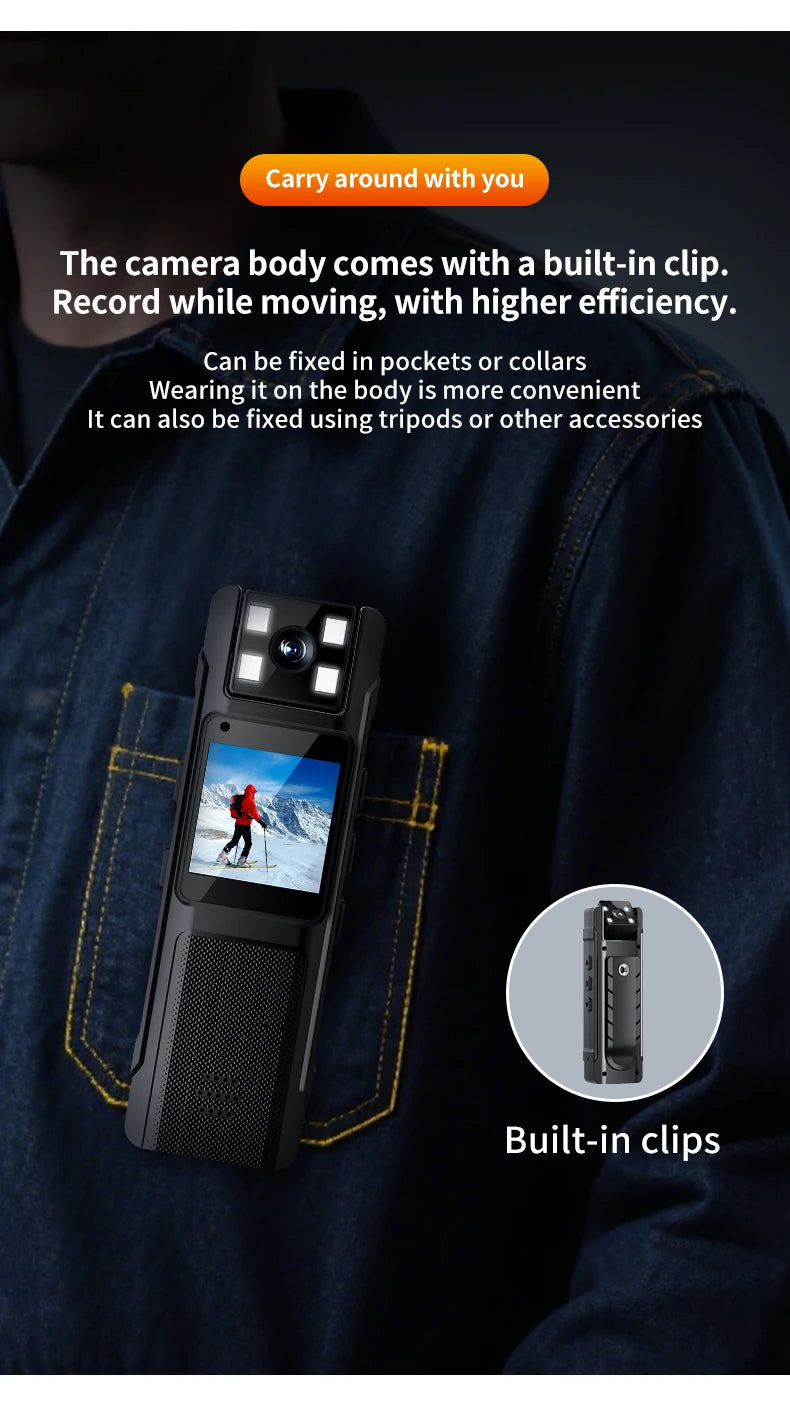 Caméscope numérique compact et portable haute définition