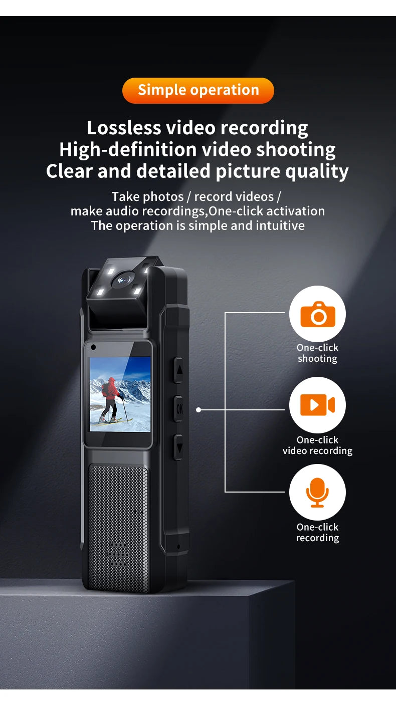 Caméscope numérique compact et portable haute définition