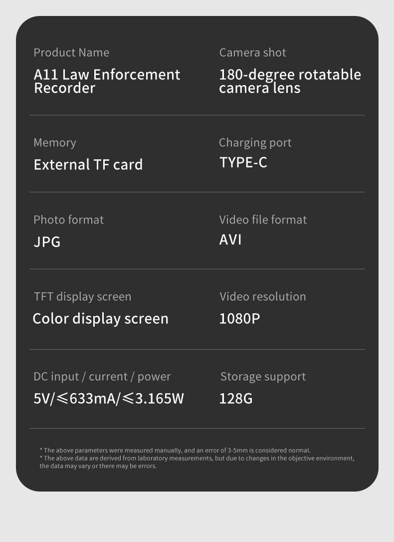 Caméscope numérique compact et portable haute définition